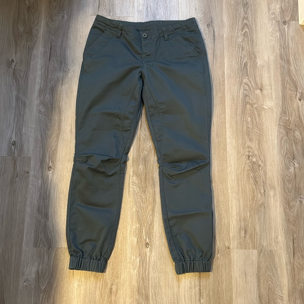 MEC Women's Ankle Pants in Dark Gray/Blue/Green
